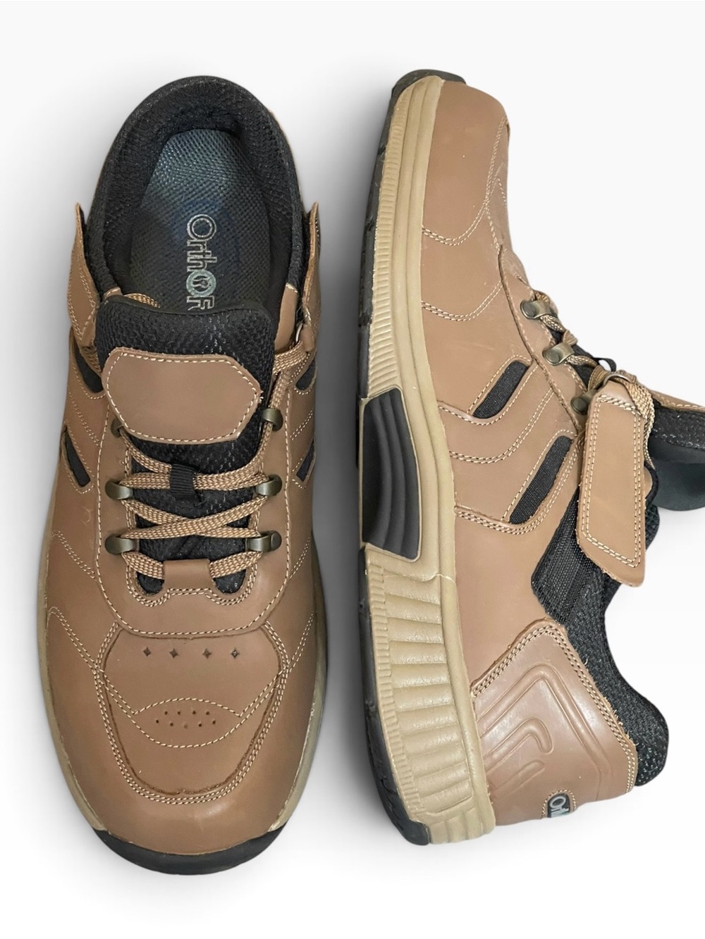 Orthofeet Bio Feet Brown Leather
Shreveport Support Tie Less
Sneakers Sz.14 D